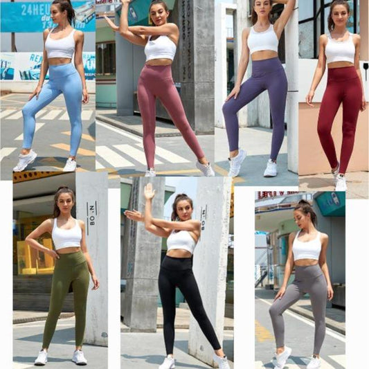HZORI High Waisted Leggings for Women Workout Tummy Control Leggings Buttery Soft Squat Proof Leggings Compression Yoga Pants